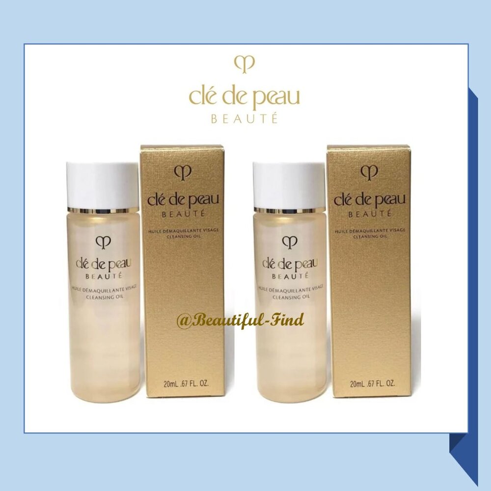 2X Clé de Peau Beauté Cleansing Oil 20ml Travel Size NIB